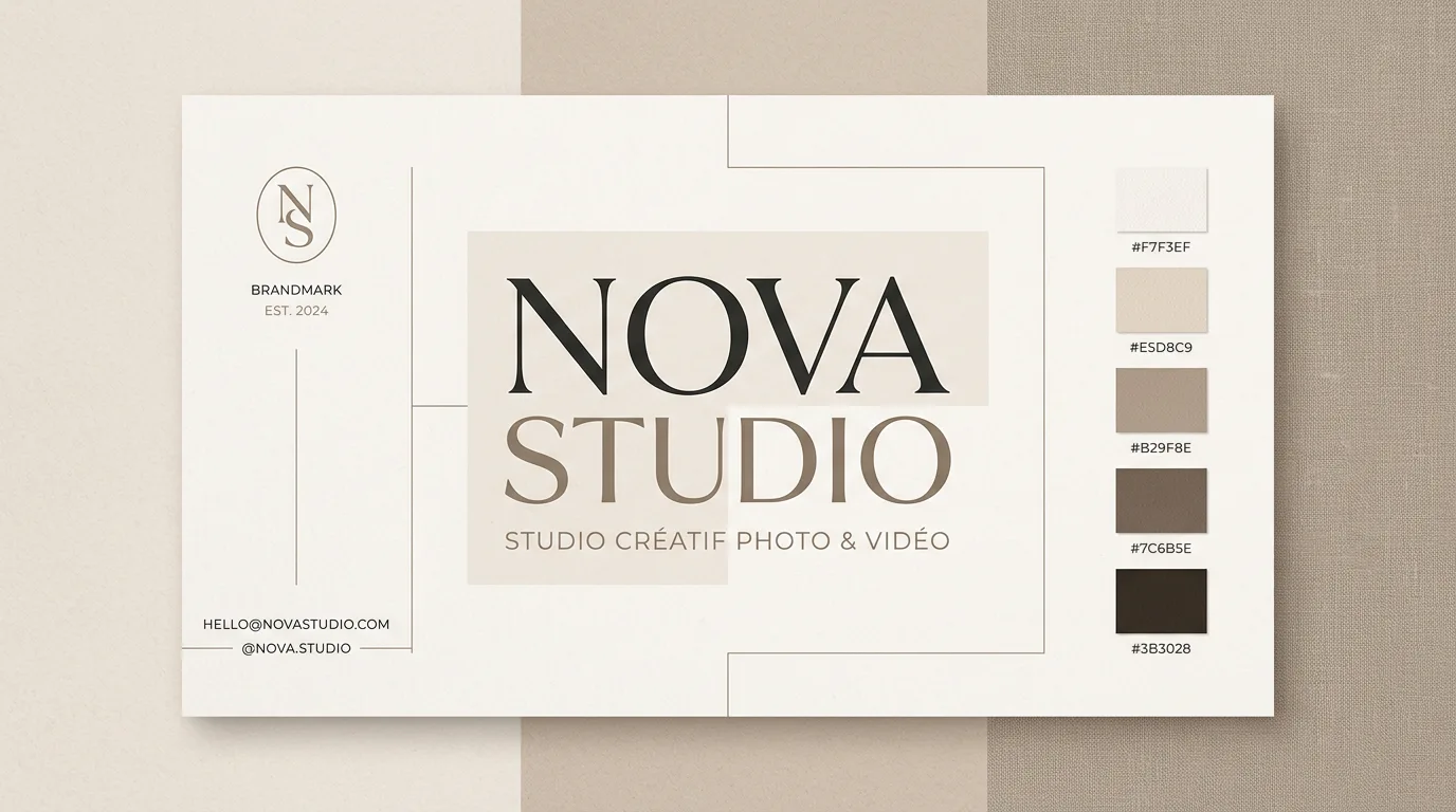 Nova Studio, Identité visuelle complète